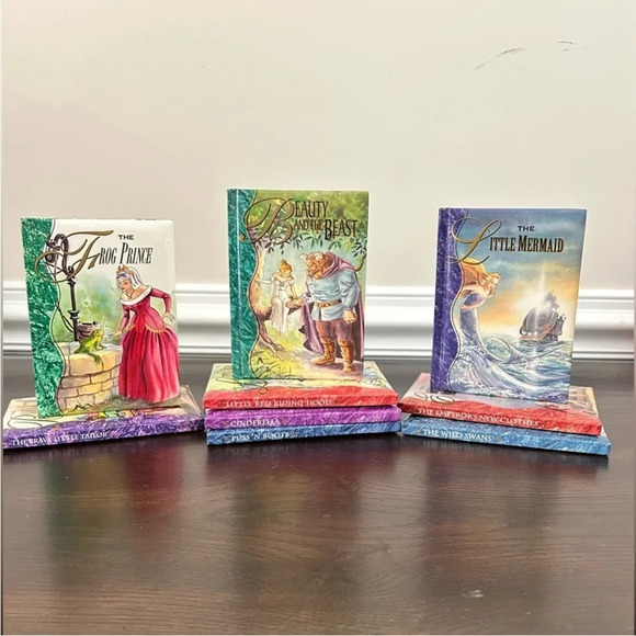 90’s VTG Kid’s Tormont Fairytale 9 Book Lot, Cinderella, Little Mermaid & more - Picture 1 of 8